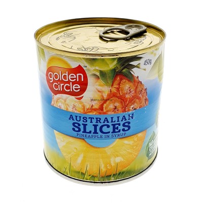 Golden Circle Australia Pineapple in syrup (Slices) 450g